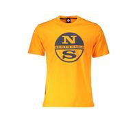 North Sails Arancione Cotton Men's T-Shirt - XL
