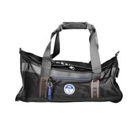 North Sails, ,Bags ,Uomo ,Nero ,ONE SIZE Borsa a Tracolla Nera con Chiusura a Zip