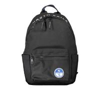 North Sails Black Polyester Men Backpack