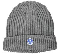 North Sails Beanie W/Logo Cappello Invernale, Medium Grey Melange, One Size Uomo