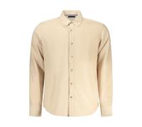 North Sails Beige Cotton Men Shirt - L
