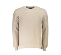 North Sails Beige Cotton Men Sweater - M