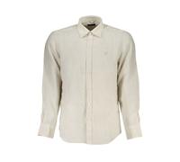 North Sails Beige Linen Men Shirt - S