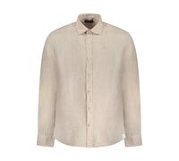 North Sails Beige Linen Men Shirt - S