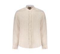 North Sails Beige Linen Men Shirt - S