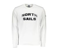 North Sails Bianco Cotton Men Sweatshirt - S