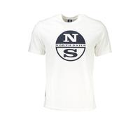North Sails Bianco Cotton Men T-Shirt - XL