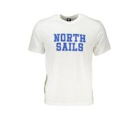 North Sails Bianco Cotton Men T-Shirt - XL