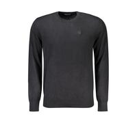North Sails Black Cotton Men Sweater - L