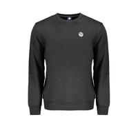 North Sails Black Cotton Men Sweater - S