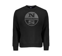 North Sails Black Cotton Men Sweater - XL