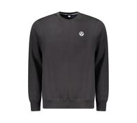 North Sails Black Cotton Men Sweater - XXL