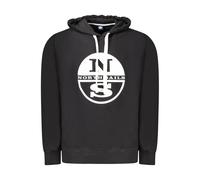 North Sails Black Cotton Men Sweater - XXL