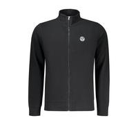 North Sails Black Cotton Men Sweatshirt - XXL