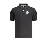 North Sails Black Cotton Mens Polo Shirt - 3XL