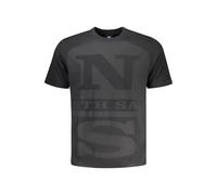 North Sails Black Cotton Men's T-Shirt - M