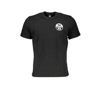 North Sails Black Cotton T-Shirt - XL
