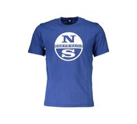 North Sails Blu Cotton Men T-Shirt - XXL