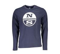 North Sails Blu Cotton Men T-Shirt - XXL