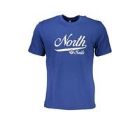 North Sails Blu Cotton Men T-Shirt - XXL