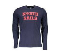 North Sails Blu Cotton Men T-Shirt - XXL