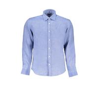 North Sails Blu Linen Men Shirt - S