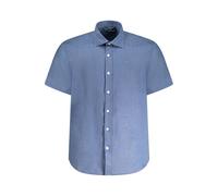 North Sails Blu Linen Men's Shirt - S