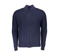 North Sails Blue Cotton Men Cardigan - L