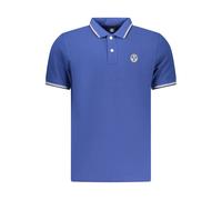 North Sails Blue Cotton Men Polo Shirt - 3XL