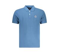 North Sails Blue Cotton Men Polo Shirt - M