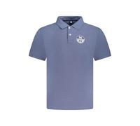 North Sails Blue Cotton Men Polo Shirt - M