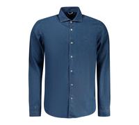 North Sails Blue Cotton Men Shirt - M