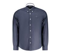 North Sails Blue Cotton Men Shirt - S