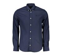 North Sails Blue Cotton Men Shirt - S