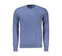 North Sails Blue Cotton Men Sweater - L