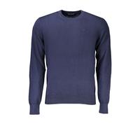 North Sails Blue Cotton Men Sweater - L