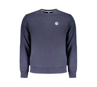 North Sails Blue Cotton Men Sweater - S