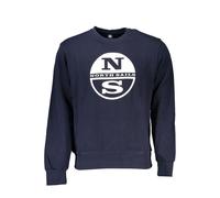 North Sails Blue Cotton Men Sweater - XL