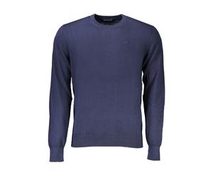 North Sails Blue Cotton Men Sweater - XL