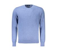 North Sails Blue Cotton Men Sweater - XXL