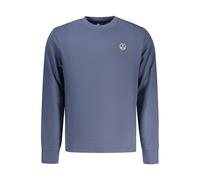 North Sails Blue Cotton Men Sweatshirt - XXL