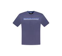 North Sails Blue Cotton Men T-Shirt - 3XL