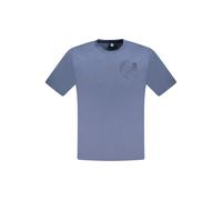 North Sails Blue Cotton Men T-Shirt - S