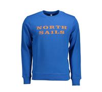 North Sails Blue Cotton Men's Sweatshirt - L
