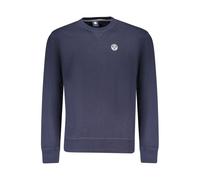 North Sails Blue Cotton Men's Sweatshirt - S