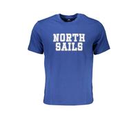 North Sails Blue Cotton T-Shirt - M