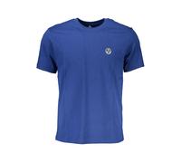 North Sails Blue Cotton T-Shirt - XXL