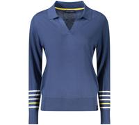 North Sails Blue Cotton Women Sweater - L