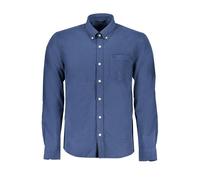 North Sails Blue Organic Cotton Men Shirt - S