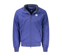 North Sails Blue Polyamide Men Jacket - L